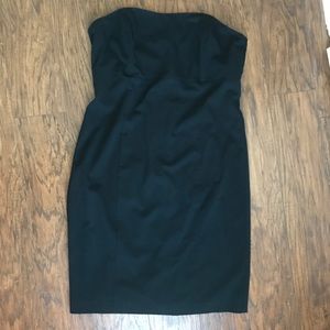 Strapless little black dress